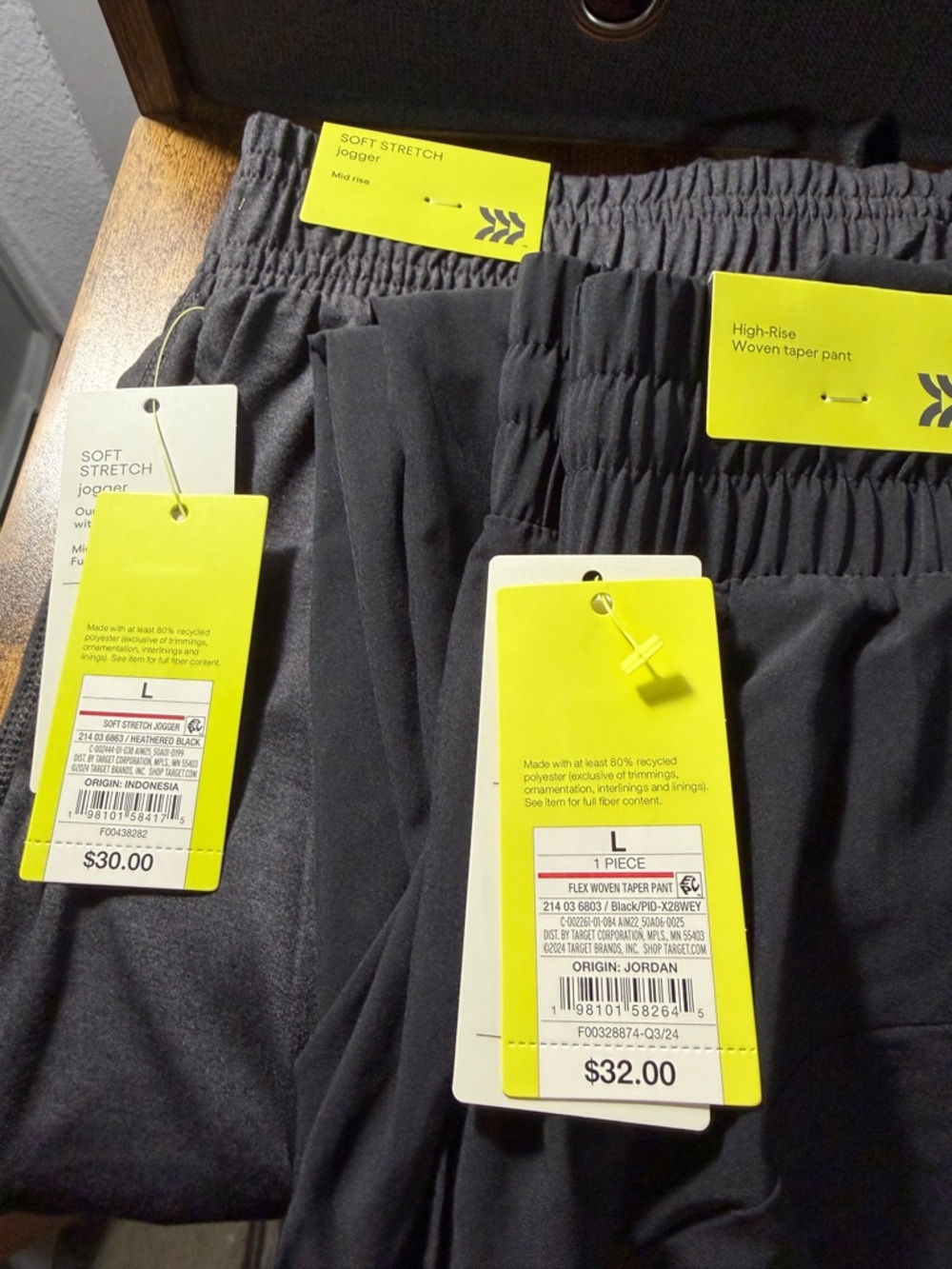 Joggers and woven pants